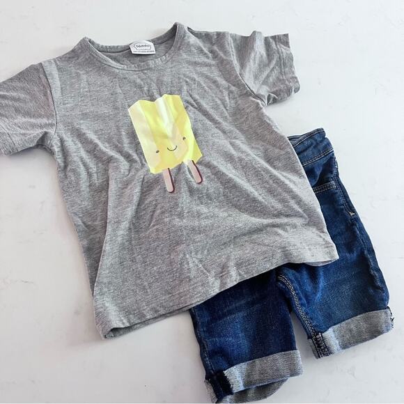 Toddler boys summer mix and match assortment outfits set lot size 2 - Picture 2 of 6